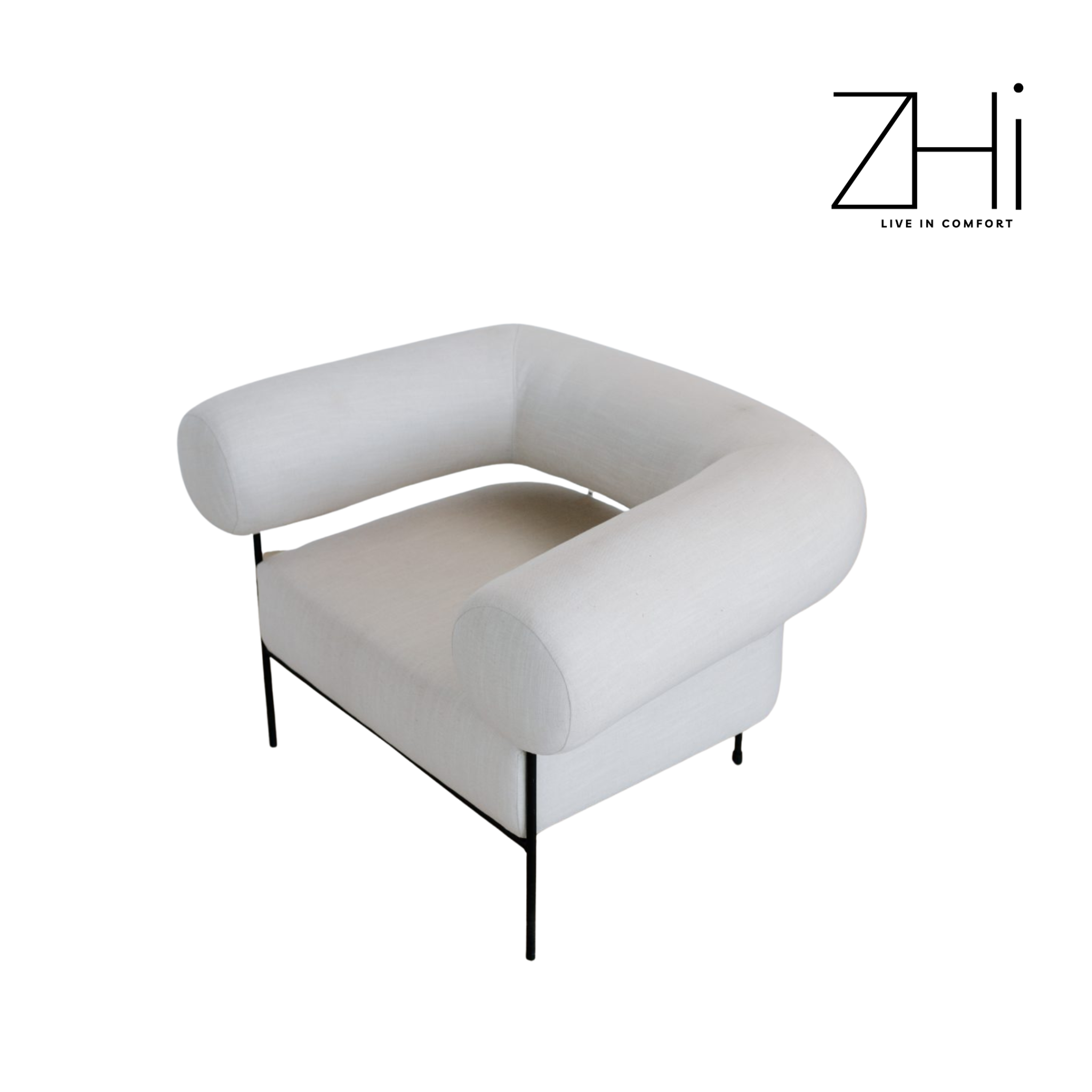 Picture of Minimalist White Lounge Chair – ZHi