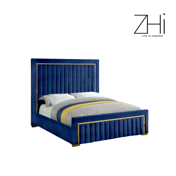 Navy Blue Royal Bed