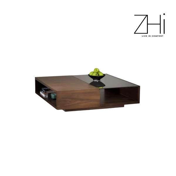 Walnut Fusion Square Coffee Table Walnut Fusion Square Coffee Table
